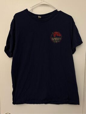 Nashville Tennessee Navy Blue Tshirt
